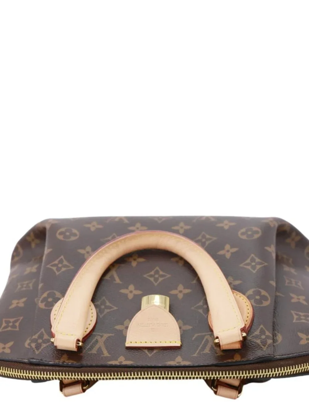 Louis Vuitton  Rivoli PM Monogram Canvas Satchel Bag Brown